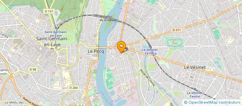 localisation de l'entreprise SPFPL ORTHODONTIE MB  LE VESINET