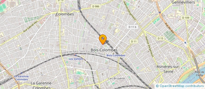 localisation de l'entreprise SPFPL OSCAR LAB à BOIS-COLOMBES