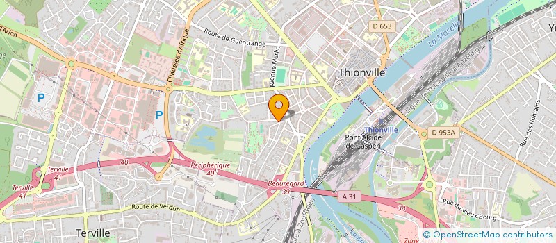 localisation de l'entreprise SPFPL OTEL  THIONVILLE