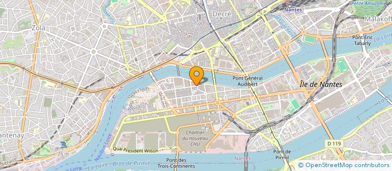 localisation de l'entreprise SPFPL PAG PHARMA à NANTES