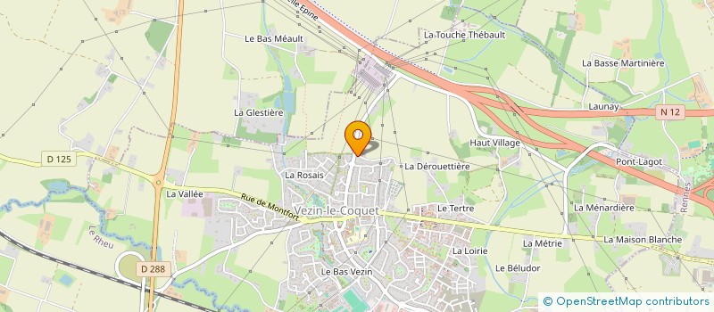 localisation de l'entreprise SPFPL PAMEN  VEZIN-LE-COQUET