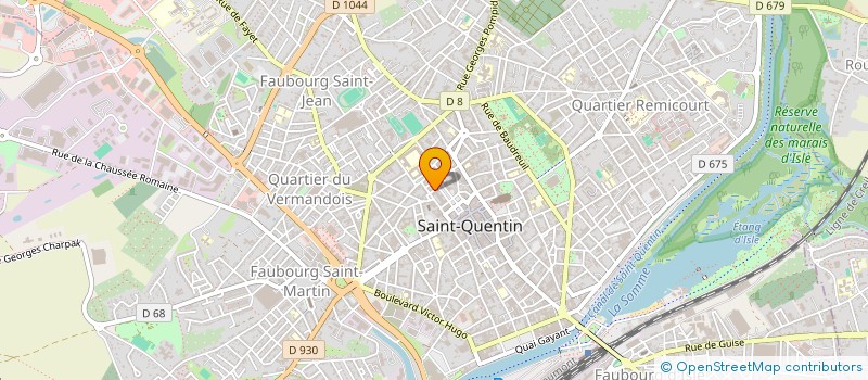 localisation de l'entreprise SPFPL PAR ACTIONS SIMPLIFIEE DE CHIRURGIENS-DENTISTES DES DOCTEURS SEUBE JEAN-CHRISTOPHE, SEUBE SAMUEL ET SIEJA MATTHIEU à SAINT-QUENTIN