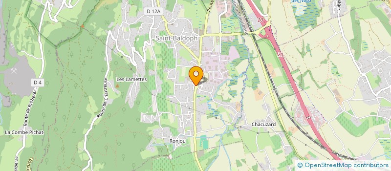 localisation de l'entreprise SPFPL PARRIAUX  MYANS