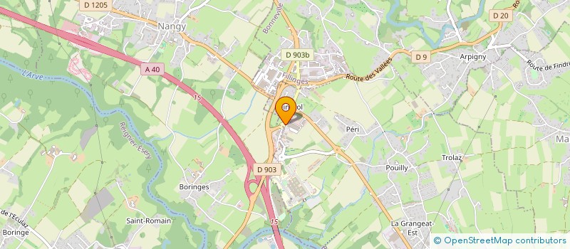 localisation de l'entreprise SPFPL PAUL POU  CONTAMINE-SUR-ARVE