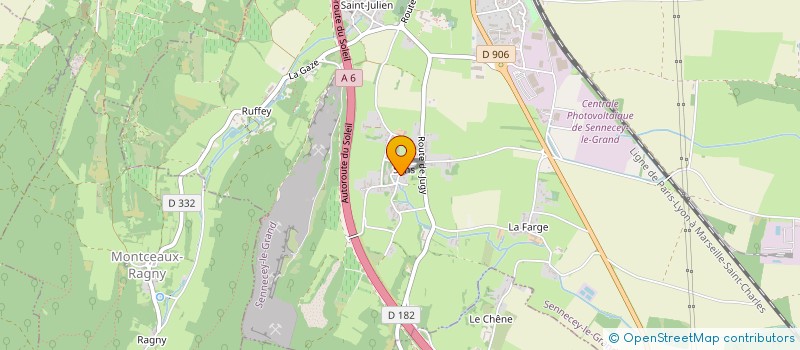 localisation de l'entreprise SPFPL PAUL TETU  SENNECEY-LE-GRAND