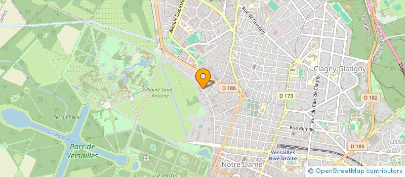 localisation de l'entreprise SPFPL PB INVEST à VERSAILLES