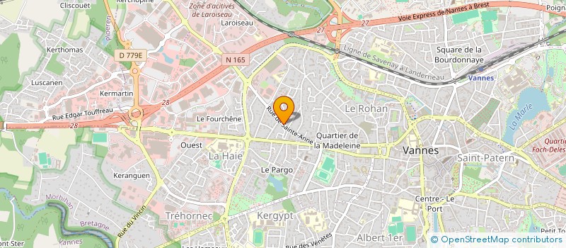 localisation de l'entreprise SPFPL PECDP  VANNES