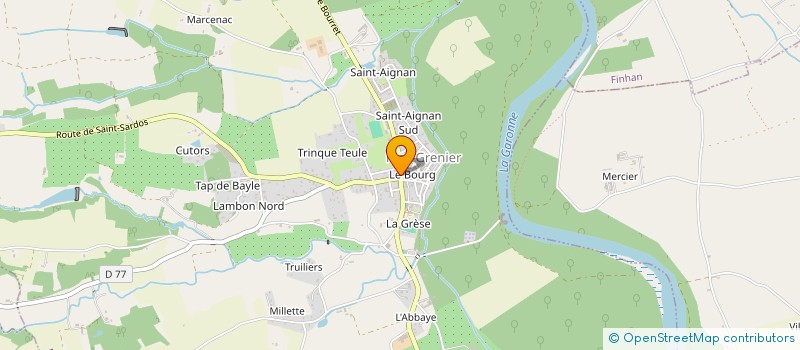 localisation de l'entreprise SPFPL PETERSONE  MAS-GRENIER