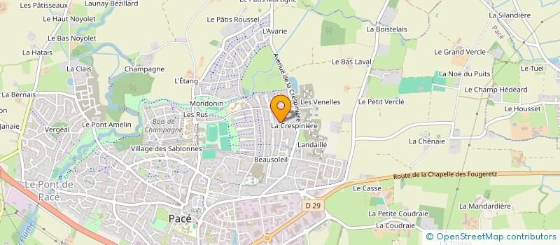 localisation de l'entreprise SPFPL PHARMA C&E  PACE