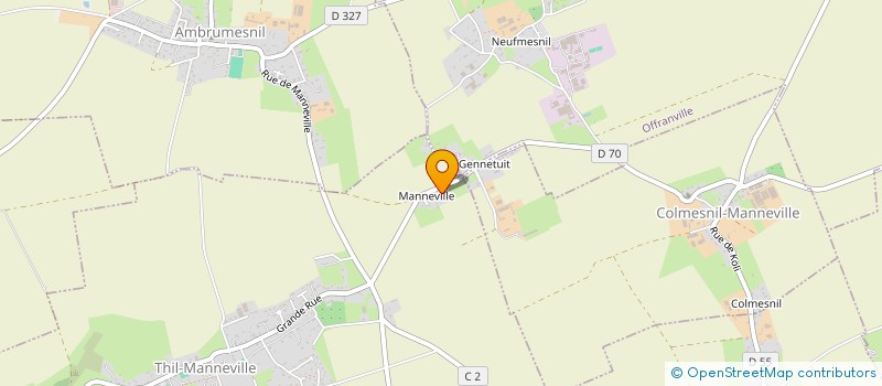 localisation de l'entreprise SPFPL PHARMACAUX  THIL-MANNEVILLE