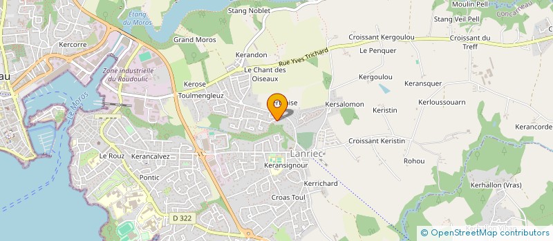 localisation de l'entreprise SPFPL PHARMACIE DE MELGVEN à CONCARNEAU