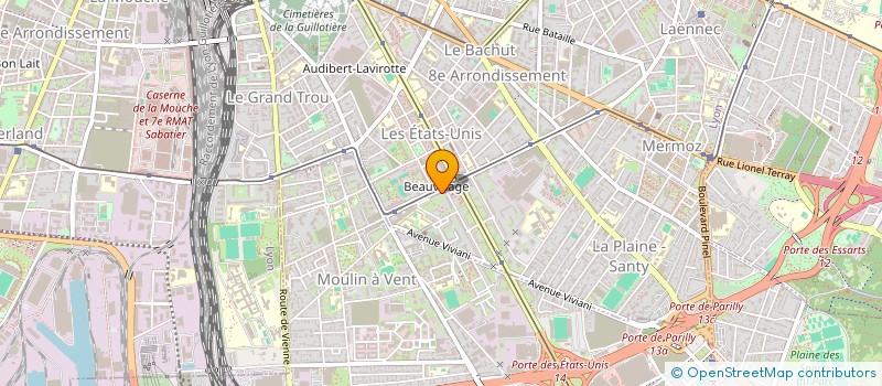 localisation de l'entreprise SPFPL PHARMACIENS ETATS-UNIS  LYON