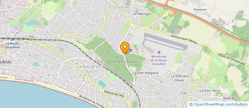 localisation de l'entreprise SPFPL PHARMASTELLA  LA BAULE-ESCOUBLAC