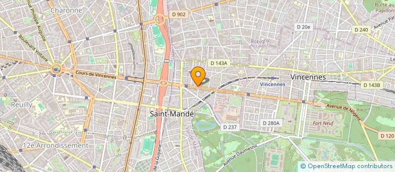 localisation de l'entreprise SPFPL PHRASATHANE à VINCENNES