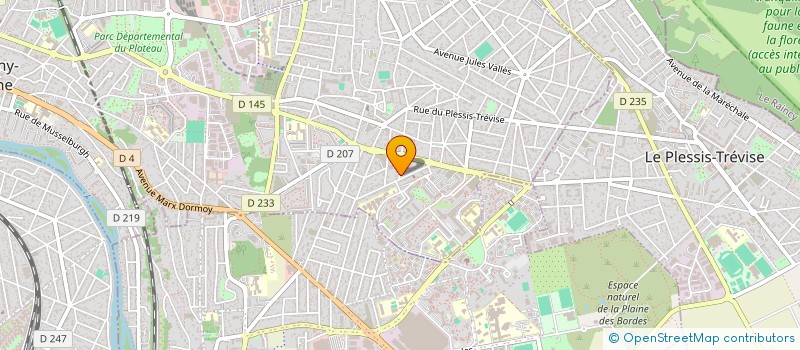 localisation de l'entreprise SPFPL PHYSIO REHAB à CHAMPIGNY-SUR-MARNE
