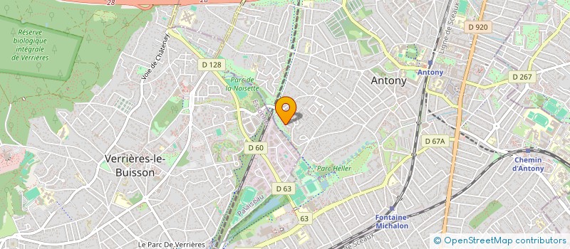 localisation de l'entreprise SPFPL PIBA23 à ANTONY