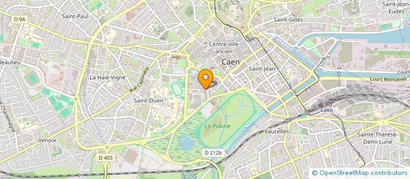localisation de l'entreprise SPFPL PIERRE PASCREAU à CAEN
