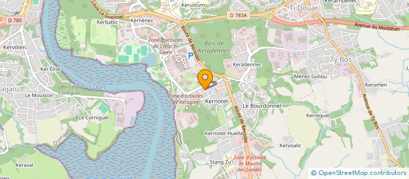 localisation de l'entreprise SPFPL PIERRE TA à QUIMPER