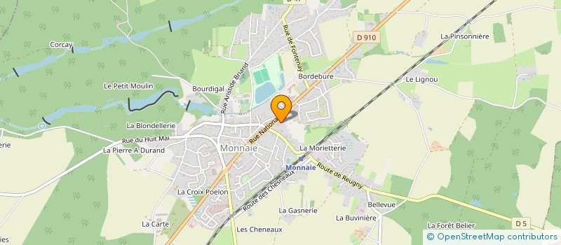 localisation de l'entreprise SPFPL PIRON  MONNAIE