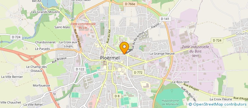 localisation de l'entreprise SPFPL PLACEBO  PLOERMEL