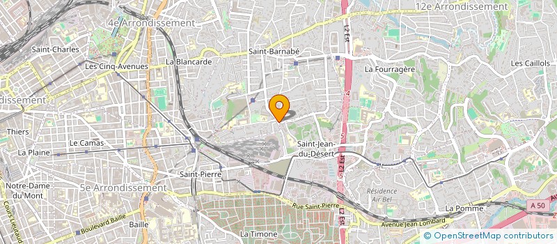 localisation de l'entreprise SPFPL PLACIDI à MARSEILLE