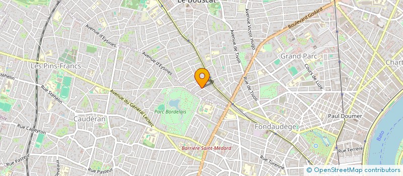 localisation de l'entreprise SPFPL PM BLANQUET  LE BOUSCAT