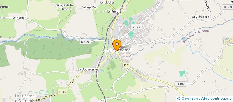 localisation de l'entreprise SPFPL PMB HOLDING  LA HAYE-PESNEL