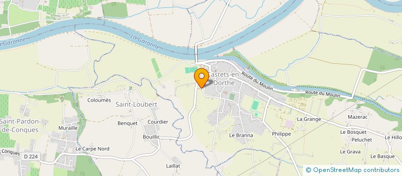 localisation de l'entreprise SPFPL POGOSTEMON CABLIN  CASTETS ET CASTILLON