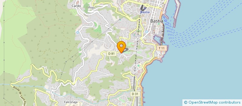 localisation de l'entreprise SPFPL POLI à BASTIA