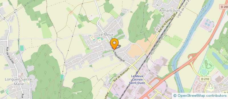 localisation de l'entreprise SPFPL POUPLIN  LE MEUX