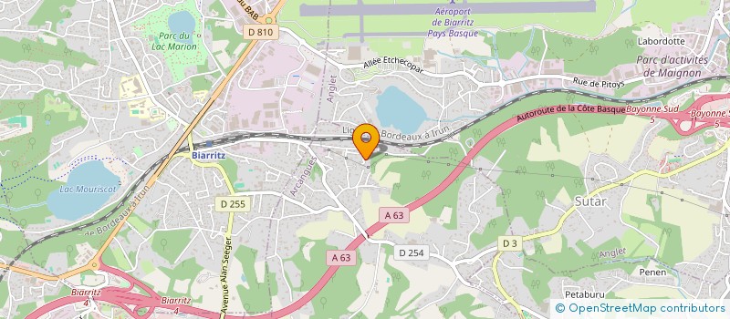 localisation de l'entreprise SPFPL POUYFAUCON  ARCANGUES