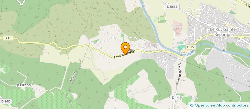 localisation de l'entreprise SPFPL PPM  LE PUY-SAINTE-REPARADE