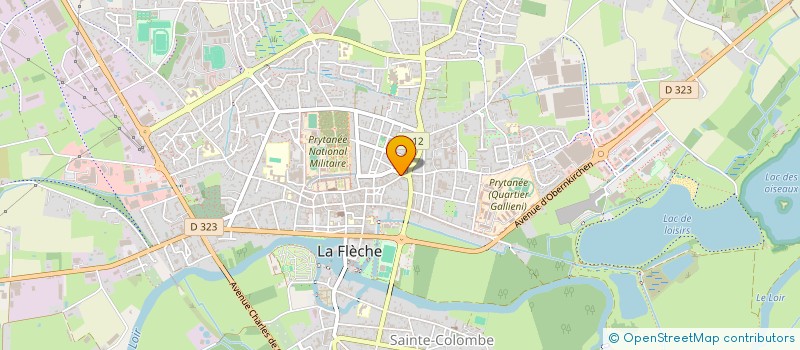 localisation de l'entreprise SPFPL PREZELIN  LA FLECHE