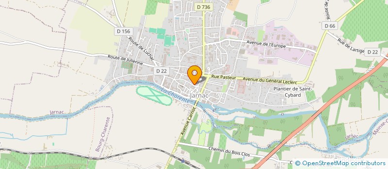 localisation de l'entreprise SPFPL PRIMA HOLDING à JARNAC