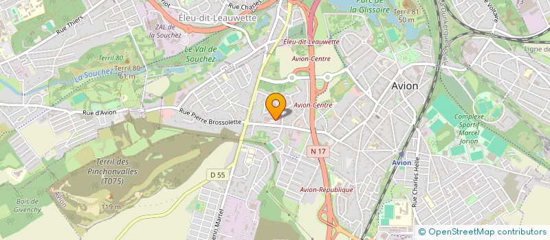 localisation de l'entreprise SPFPL QUARRE  AVION