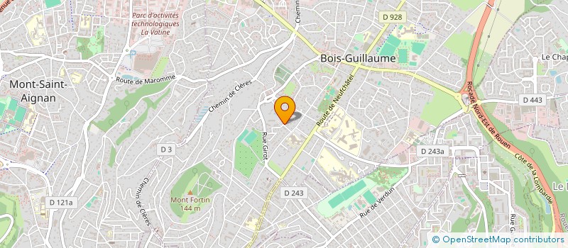 localisation de l'entreprise SPFPL QUARTZ à BOIS-GUILLAUME