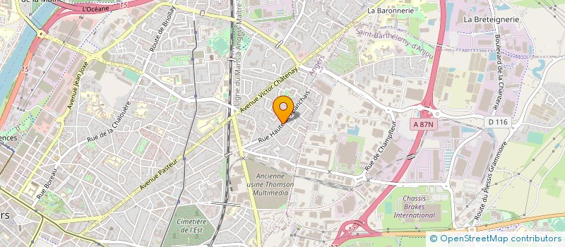 localisation de l'entreprise SPFPL R.BARRAYA à ANGERS