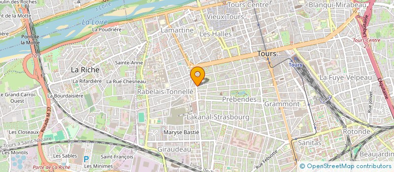 localisation de l'entreprise SPFPL RABELAIS  TOURS