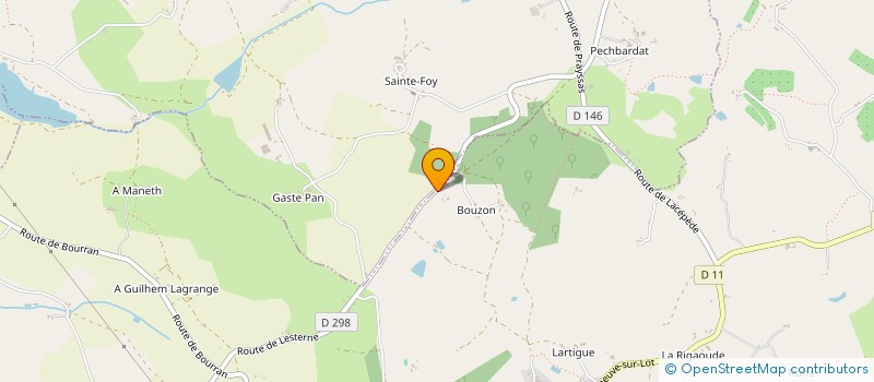 localisation de l'entreprise SPFPL RADIOLOGIE DRAPEAU  PRAYSSAS