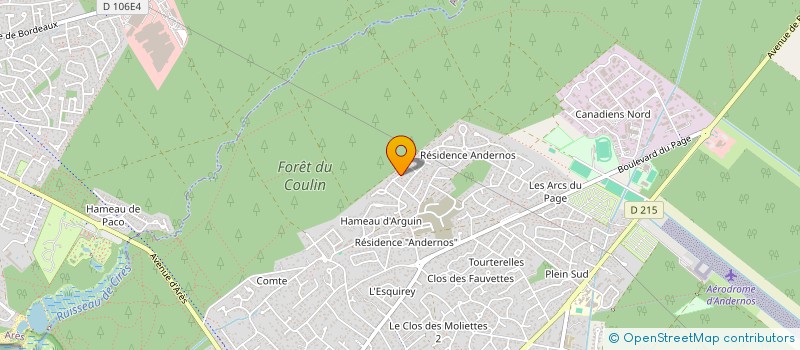 localisation de l'entreprise SPFPL RADIOLOGIE MOLINA à ANDERNOS-LES-BAINS