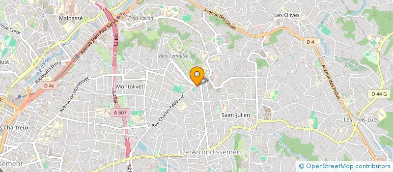 localisation de l'entreprise SPFPL RAPHAEL MAXENCE  MARSEILLE