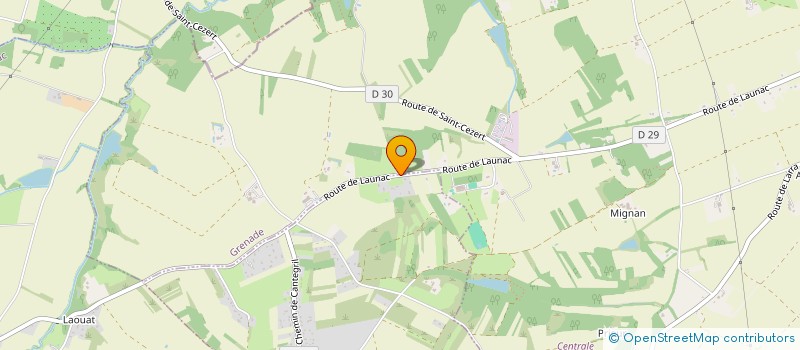 localisation de l'entreprise SPFPL RAYMOND PUJOL  GRENADE