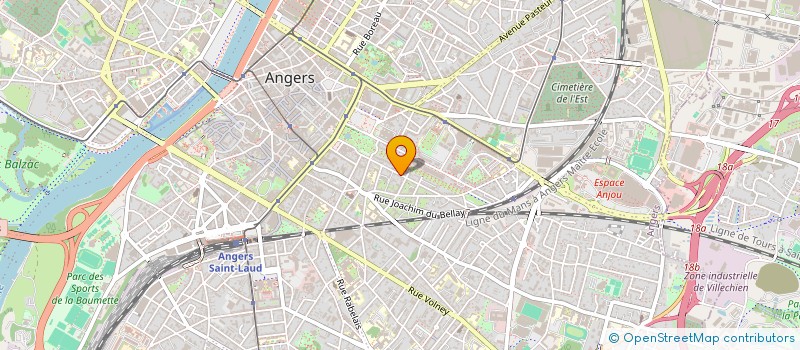 localisation de l'entreprise SPFPL RB INVESTISSEMENTS à ANGERS