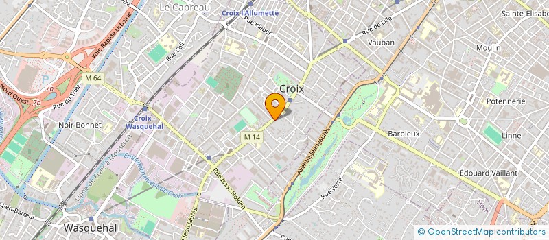 localisation de l'entreprise SPFPL RENARD à CROIX