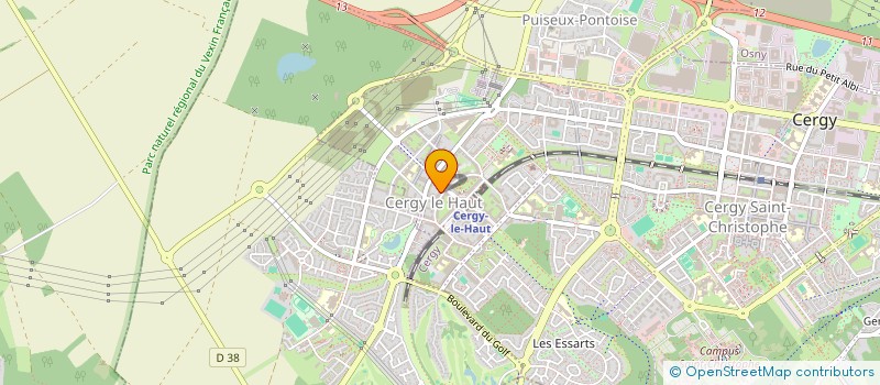 localisation de l'entreprise SPFPL REOUVEN à CERGY