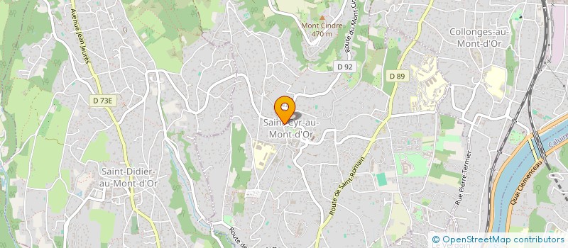 localisation de l'entreprise SPFPL RESILIENCE  SAINT-CYR-AU-MONT-D'OR