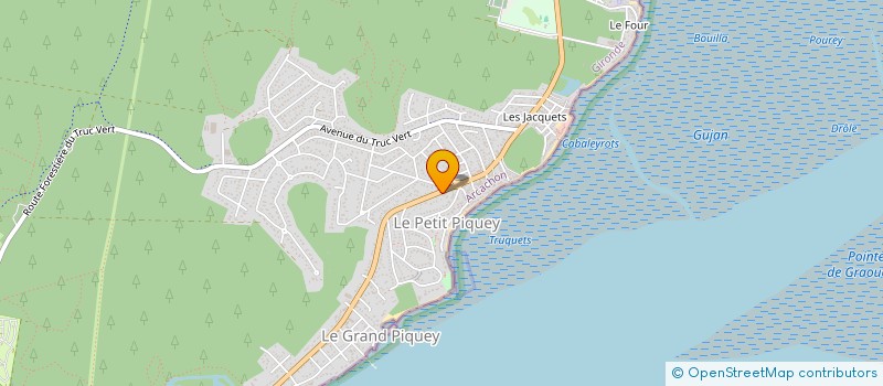 localisation de l'entreprise SPFPL RG  BORDEAUX