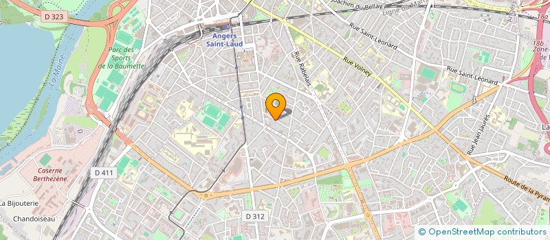 localisation de l'entreprise SPFPL RH à ANGERS