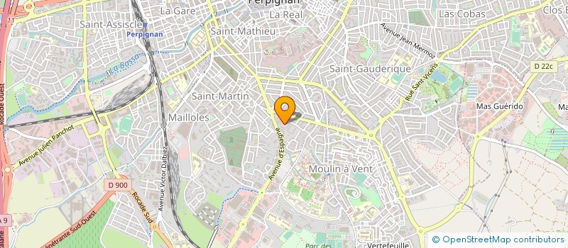 localisation de l'entreprise SPFPL RHAFFARI HICHAM à PERPIGNAN