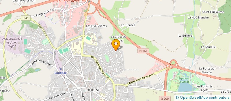 localisation de l'entreprise SPFPL RICOIS à LOUDEAC
